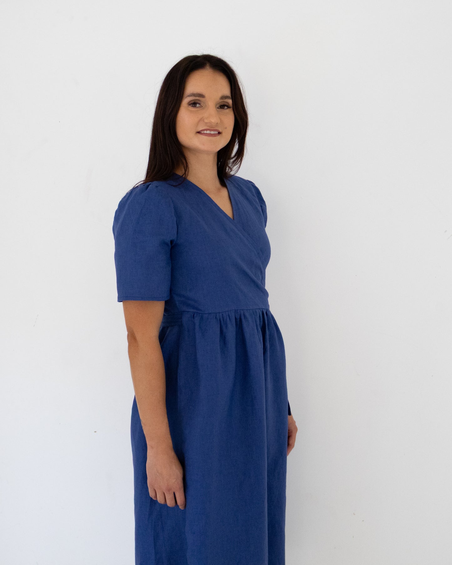 The Classic Gem Dress (Indigo Blue)