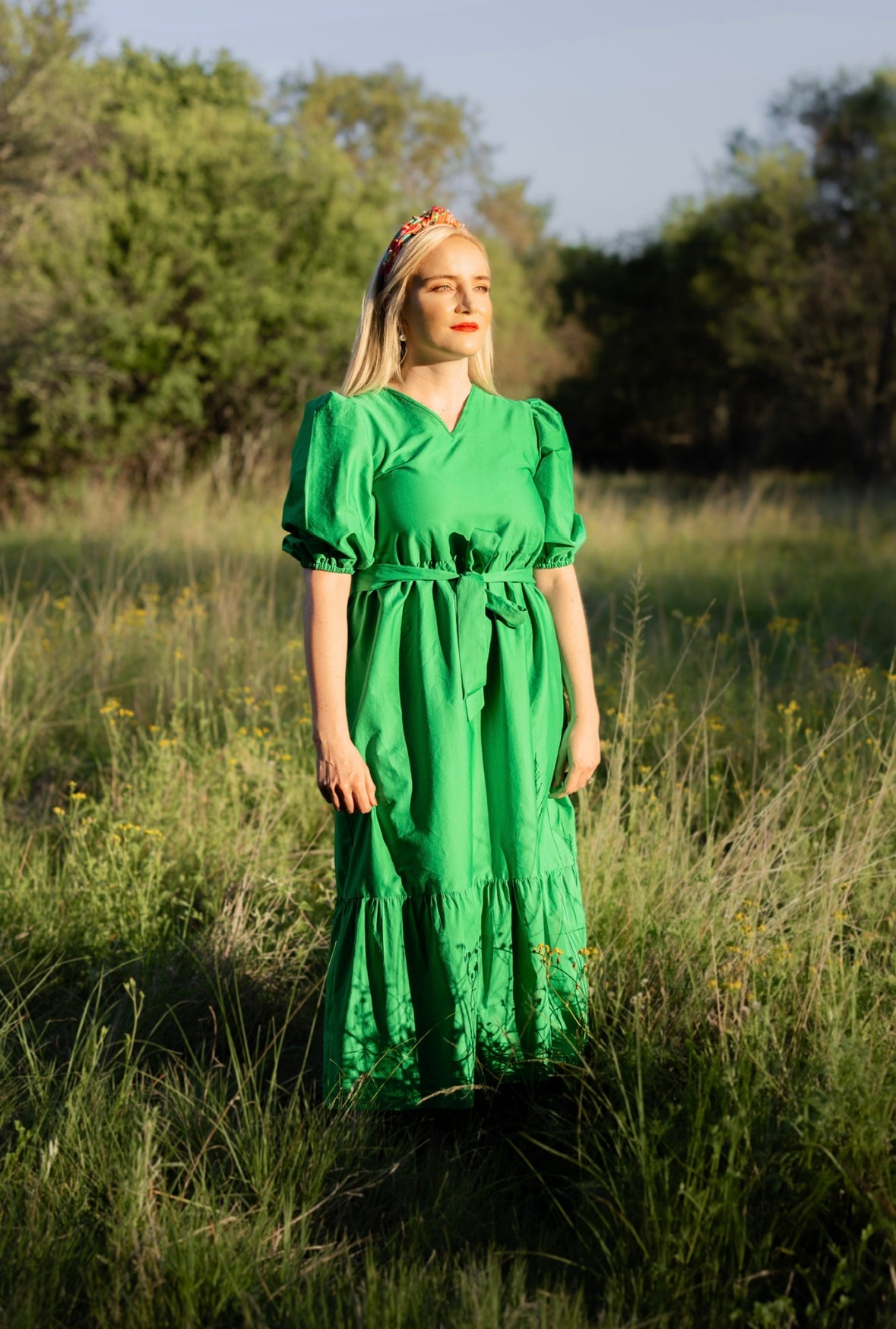 A Green Merry Dress