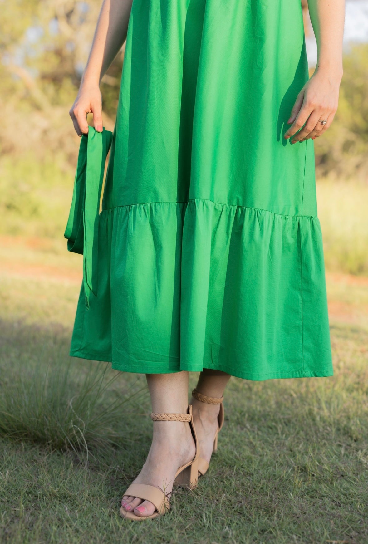 A Green Merry Dress
