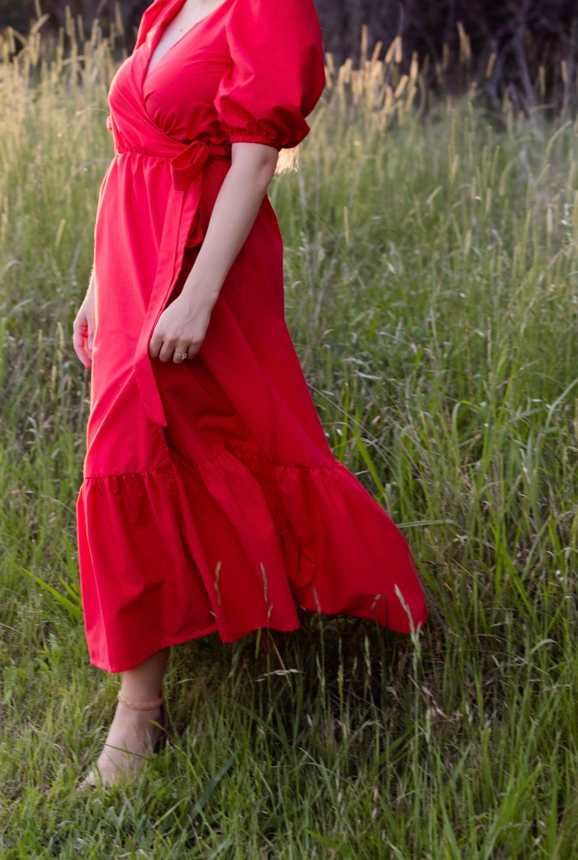 A Red Merry Dress
