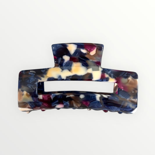 Blue Marble Hair Claw Clip